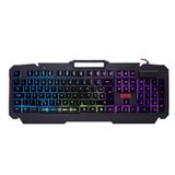 Teclado Usb Gamer Semi Mecânico Base Metal Com Suporte