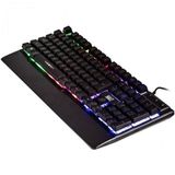 Teclado Semi-mecanico Gamer Rgb Haiz Hz-100