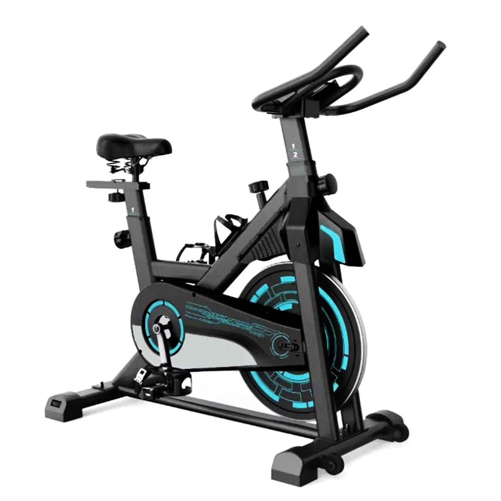 Bicicleta Ergométrica Spinning Até 150kg Mecânica Cinza/Azul NSP12
