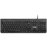 Teclado Multimidia Usb Dynamic Circle Abnt2 Teclas Redondas