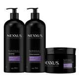 Kit Nexxux Shampoo, Condicionador E Máscara Keraphix