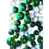 100 Bolinhas De Gude Mix Com 3 Modelos