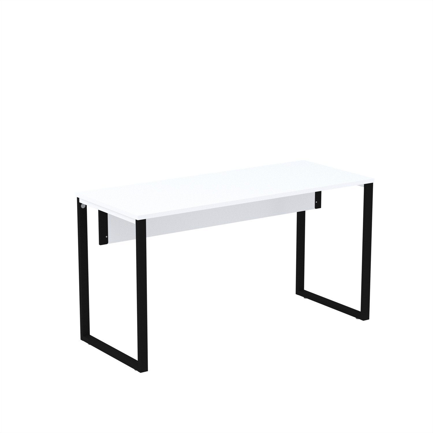 Mesa Madeira 90 X 60 Cm M90/60p25tub Branco/preto