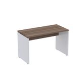 Mesa Para Escritório Retangular 120cmx60cm P25 Walnut/branco