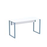 Mesa Madeira 1500x600mm M150/60p25tub Branco/azul Dali