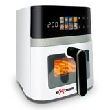 Air Fryer Fritadeira Elétrica Digital Extream 5,5l Branco, 127v