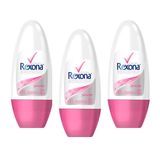 Kit 3 Desodorante Antitranspirante Rollon Rexona Feminino Powder Dry 50ml Cada