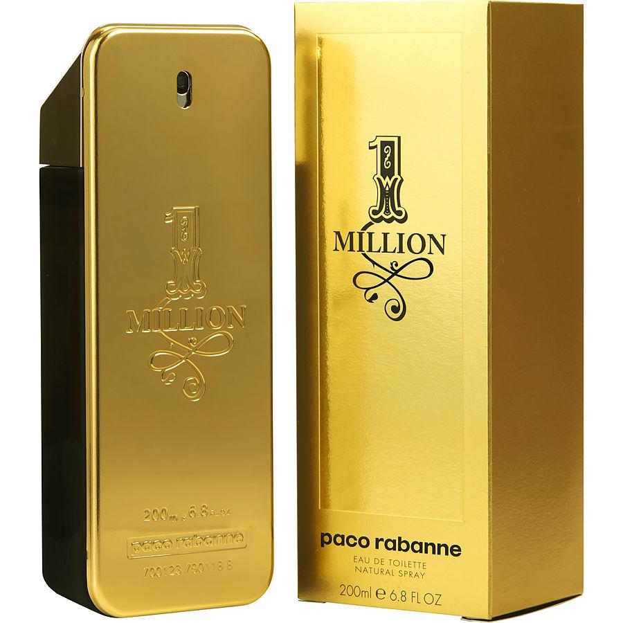 Perfume Masculino Paco Rabanne 1 Million Paco Rabanne Eau De Toilette Spray 200 Ml