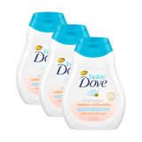 Kit 3 Shampoos Dove Baby Hidratação Enriquecida Cabelo Cacheado 200ml Cada