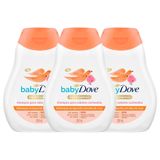 Kit 3 Shampoo Dove Baby Hidratação Enriquecida Cabelo Cacheado 200ml Cada