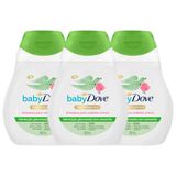 Kit 3 Shampoo Dove Baby Cabelos Claros 200ml Cada