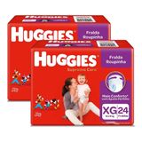 Kit 2 Fralda Huggies Roupinha Supreme Care Xg 48 Tiras