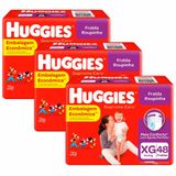 Kit Fralda Huggies Roupinha Supreme Care Xg 144 Tiras