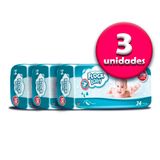 Kit Fralda Descartável Flock Baby Xxg 102 Tiras