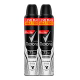 Kit Com 2 Desodorante Rexona Aero Men Invisible 250ml Cada