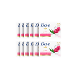 Kit C/ 12 Sabonetes Em Barra Dove Go Fresh Romã E Verbena 90g Cada