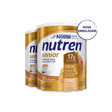 Kit 2x370g Suplemento Alimentar Nutren Senior Café Com Leite