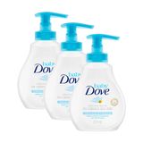 Kit 3 Sabonetes Líquido Dove Baby Hidratação Enriquecida 200ml Cada