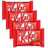 Kit 4 Chocolate Kit Kat Ao Leite 41,5g Cada