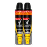 Kit Com 2 Desodorante Rexona Aero Men V8 250ml Cada