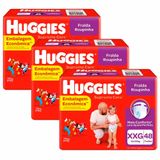 Kit Fralda Huggies Roupinha Supreme Care Xxg 144 Tiras