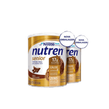 Kit 2x370g Nutren Senior Sabor Chocolate