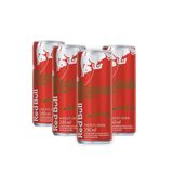 Kit 4 Energético Red Bull Summer Melância 250ml Cada
