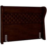 Cabeceira Cama Box Queen 160cm P05 Madrid Couríssimo Marrom