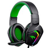 Headset Gamer Viper Pro Rgb Naja - 404  Preto/verde  Bivolt