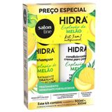 Kit Shampoo E Condicionador Salon Line Hidra Explosão De Melão 300ml