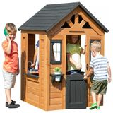 Casinha Infantil Interativa Para Criancas De 2 A 6 Anos, Backyard Discovery, Marrom Claro