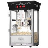 Pipoqueira Elétrica Faz Até 10,8 Kg De Pipoca Com Panela De 226g, Luz De Aquecimento E Acessórios, 110v 850w, Great Northern Popcorn, Preta