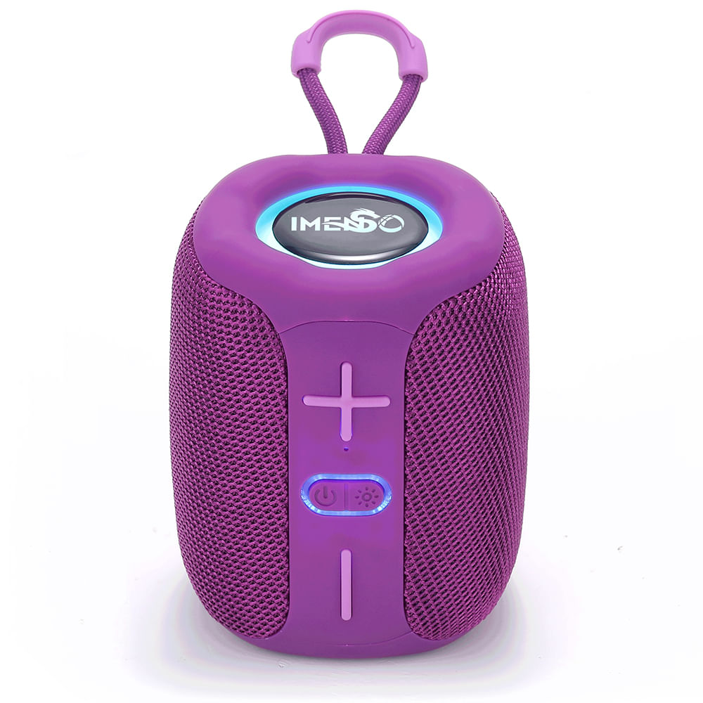 Alto-falante Bluetooth Imenso Outdoor Portátil Roxo