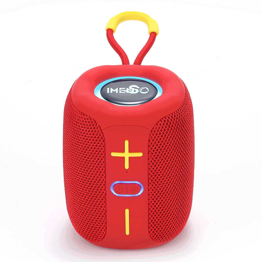 Alto-falante Bluetooth Imenso Outdoor Portátil Vermelho