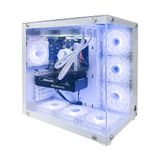 Pc Gamer Ryzen 5 5500, 16gb 3200mhz, (rtx 4060 8gb), B550m, Ssd 480gb M.2, 600w 80 Plus, Water Cooler White 240mm - Nli88049 U Unica Unica