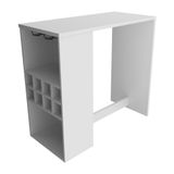 Bancada Para Cozinha 110cm Com Adega E Porta-taças Multimóveis Cr20342 Branco