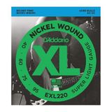 Encordoamento Para Baixo Eletrico 4 Cordas Exl220 Super Light-escala Longa