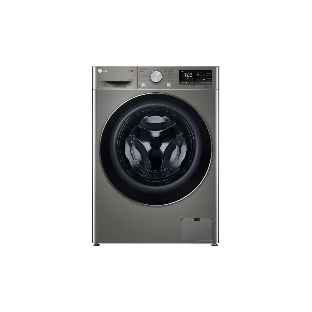 Lava E Seca Lg Vc4 Smart Com Inteligência Artificial 12kg Inox Look Cv5012pc4 - 220v