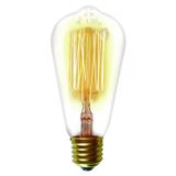 Lâmpada Filamento De Carbono ST64 Taschibra 127V Luz Amarela 2200K 2200K