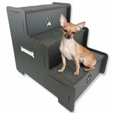 Escada Para Cachorro 3 Degraus Escadinha Cachorro Pet Cães