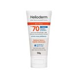 Protetor Solar Facial Helioderm Fps 70  Sem Cor 50g