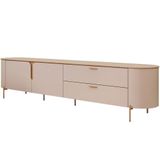 Rack Tv 75 Pol Orgânico Dion D05 Off White
