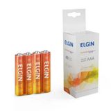 Pilhas Palito Aaa Elgin Zinco 1.5v Caixa Com 40 Peças Elgin