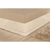 Saia Para Cama Box Solteiro Juliana - Palha