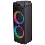 Caixa De Som Towerbox 300 50w Led Bluetooth Usb Sd Rádio Bivolt Preto - Dw06a