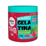 Gelatina Salon Line Morango #todecacho Kids Desembaraçante 550g