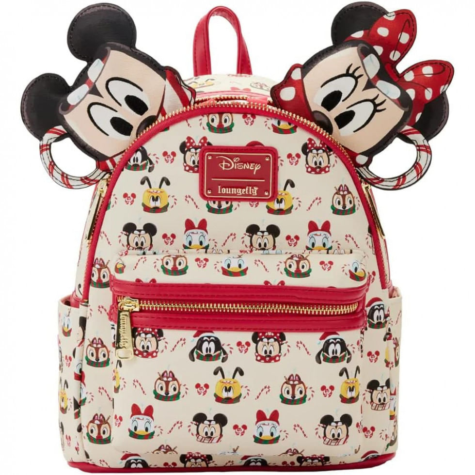 Mochila Escolar Infantil Loungefly Disney Turma Do Mickey Mouse Com Tiara Da Minnie Para Criancas A Partir De 5 Anos