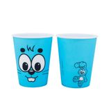 Jogo 2 Copos Plástico Sansão Azul 400ml - Turma Da Mônica