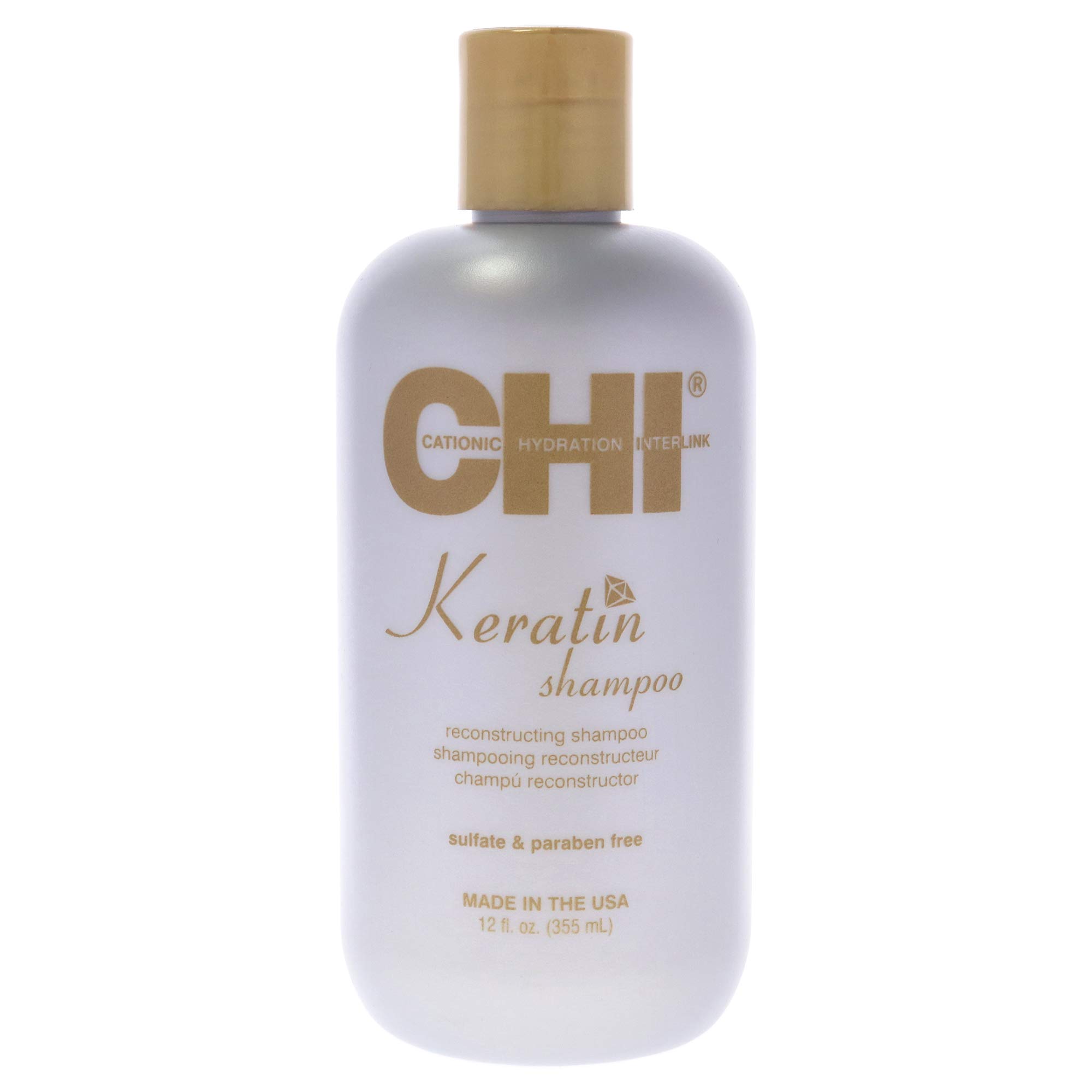 Shampoo Chi Keratin Reconstructing 355ml Para Todos Os Tipos De Cabelo