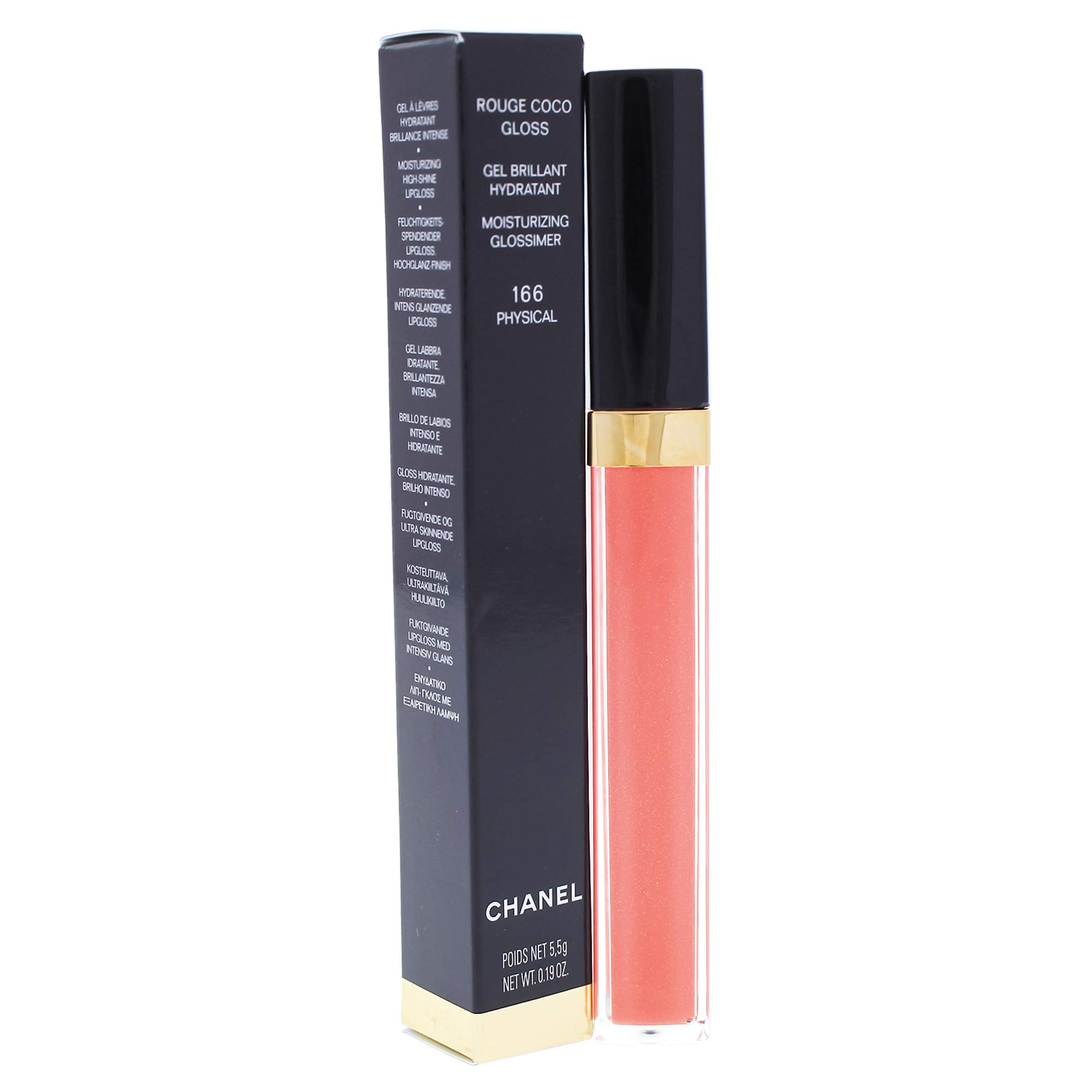 Brilho Labial Chanel Rouge Coco Gloss Hidratante Glossimer #166